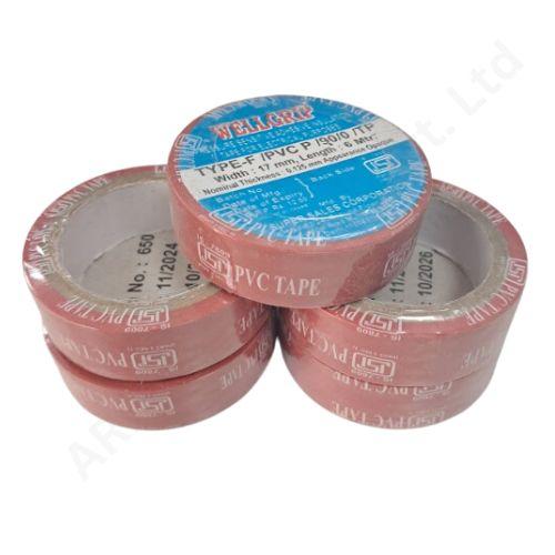 PVC TAPE RED 3/4''X6 MTR